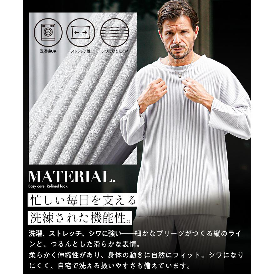 【新品未使用】レザレクション　メンズ　セットアップ　フーディ　ロングパンツ　XL SOMEDIFF（サムディフ） セットアップ メンズ プリーツ Tシャツ