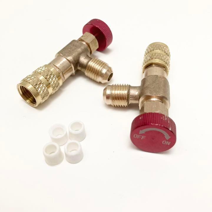 2個セット　410A用コントロールバルブ　変換バルブ　替えパッキン３個付き | 