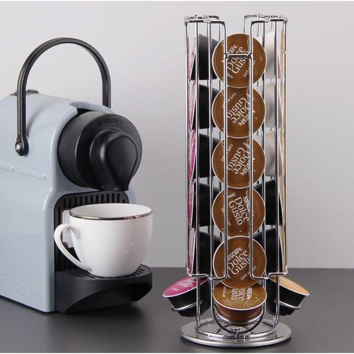 コーヒーカプセルホルダー カプセルホルダー ネスカフェ ドルチェグスト ラック カプセルタワー ブレイクタイム 回転式 Dolce Capsule Holder エバーグリーンファクトリー 通販 Yahoo ショッピング