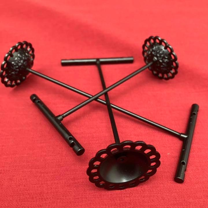 T型ピアススタンド 3サイズ 3点セット アンティーク風 撮影用