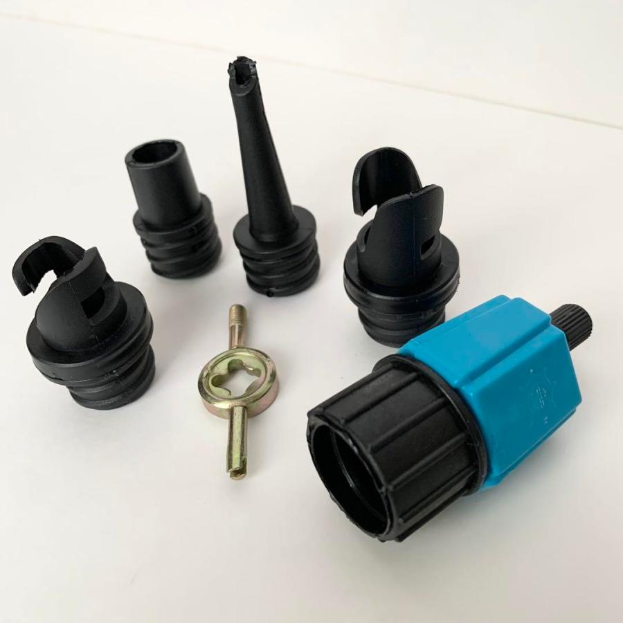 バルブアダプター 空気入れ SUP ノズル4種 マリンスポーツ アダプター valveadapternozzle4types