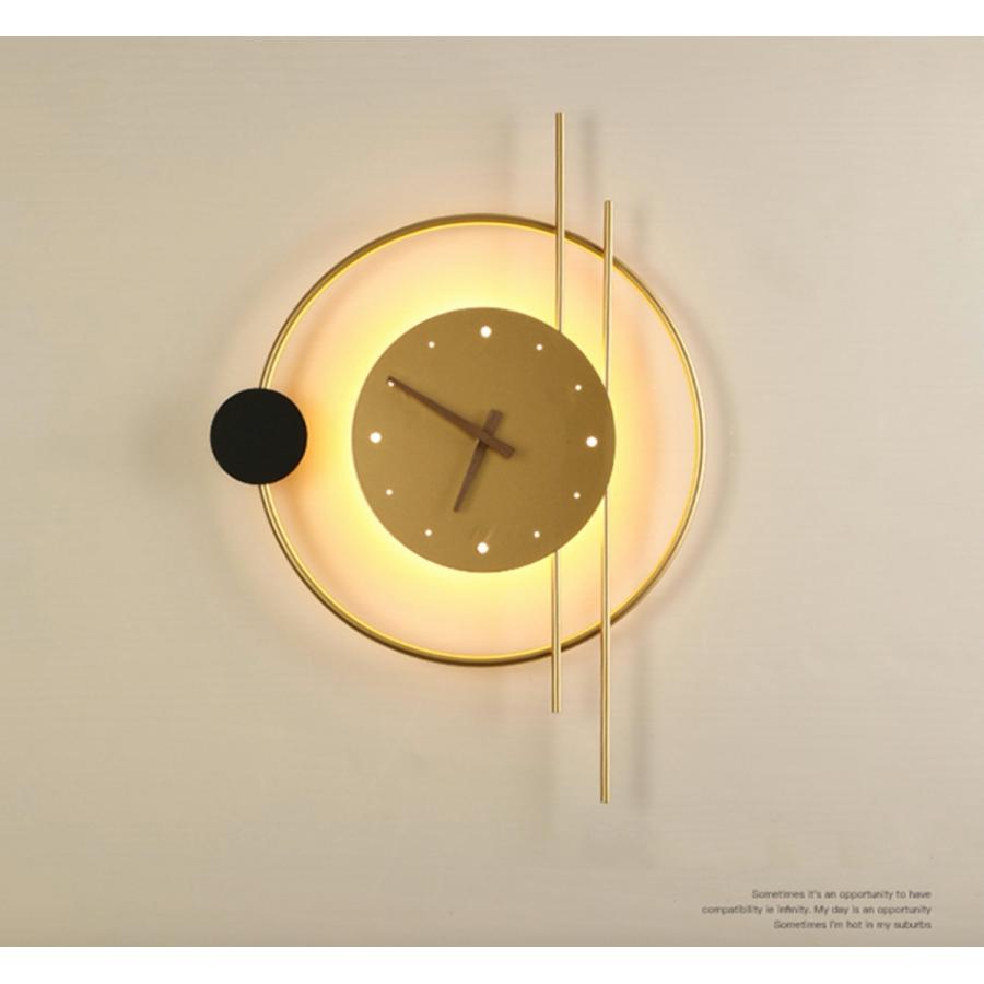 LED 壁掛け時計 モダン ミニマル シンプル アンティーク オシャレ
