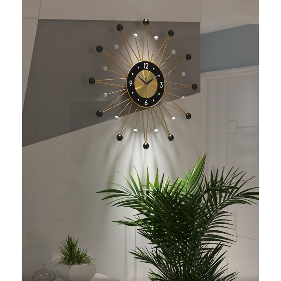 夜光 壁掛け時計 インテリア 高級 モダン シンプル おしゃれ 北欧