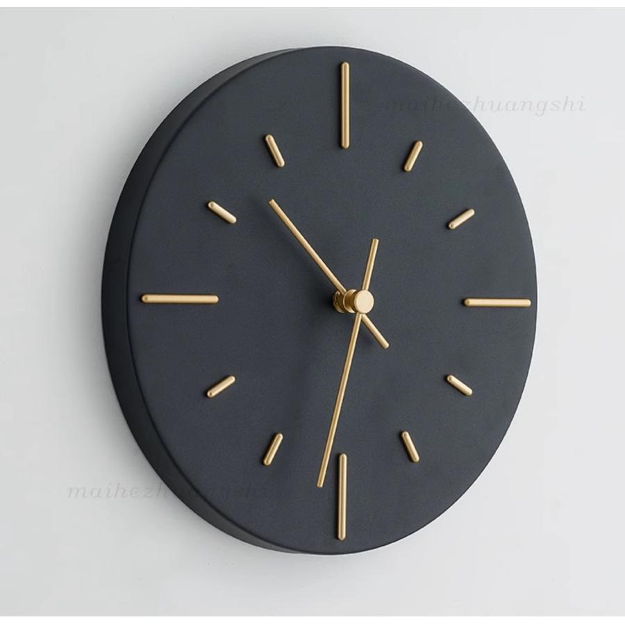 壁掛け時計 高級 シンプル ミニマル スタイリッシュ 北欧 デザイン