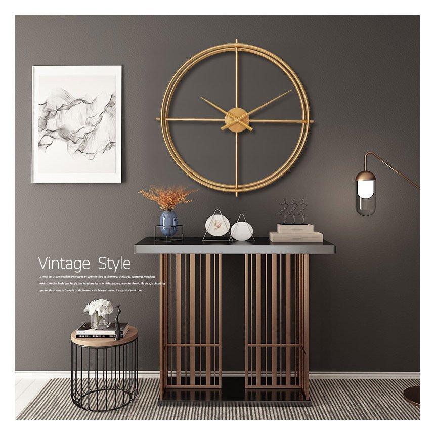 シンプルなゴールド インテリア 壁掛け時計 （カラー/針カラー選択可能） |  | 01