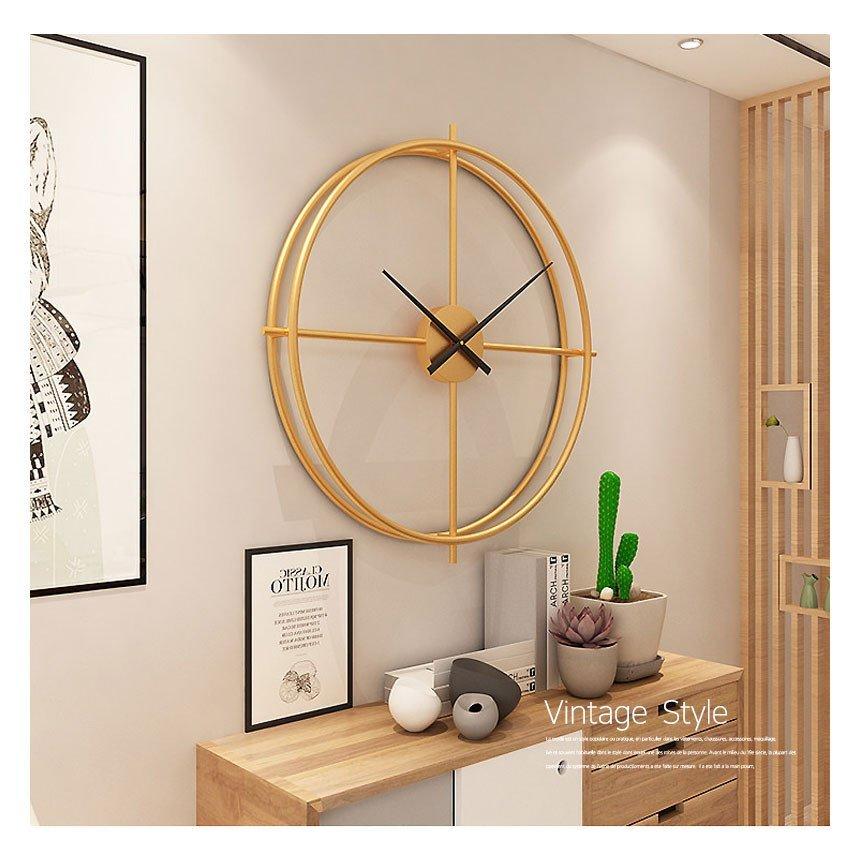 シンプルなゴールド インテリア 壁掛け時計 （カラー/針カラー選択可能） |  | 10