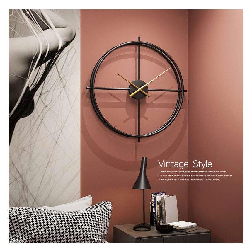 シンプルなゴールド インテリア 壁掛け時計 （カラー/針カラー選択可能） |  | 05