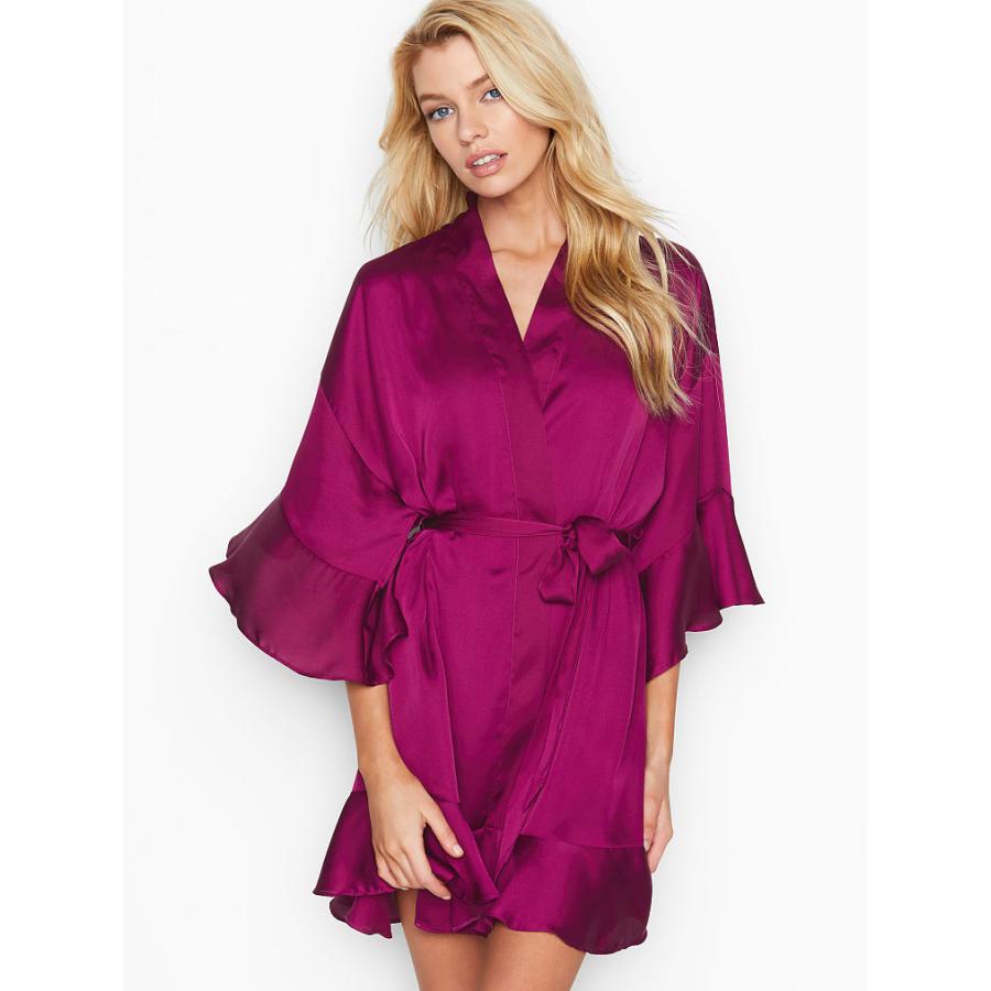 レビューで送料無料 Victoria S Secret Flounce Satin Kimono Robe ビクトリアシークレット 着物ガウン Victoria Everin 通販 Yahoo ショッピング 即発送可能 Www Skylanceronline Com