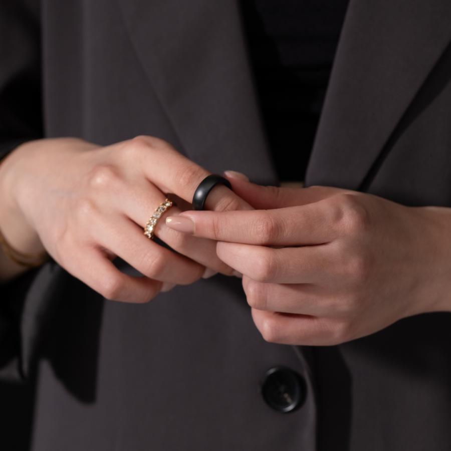 EVERING【公式ストア】決済できるスマートリング 18サイズ(US規格) マットブラック 充電不要 NFC決済 5気圧防水 サイズ交換・返品不可 | EVERING | 08