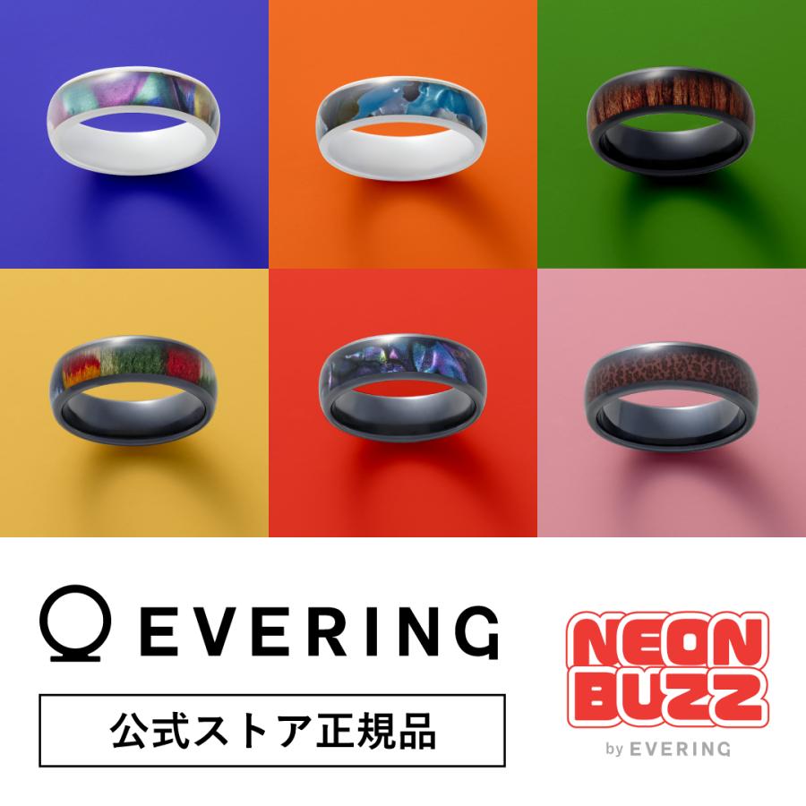 EVERING【公式ストア】決済スマートリング 9サイズ(US規格) 6色展開 充電不要 NFC決済 5気圧防水 サイズ交換・返品不可 | 