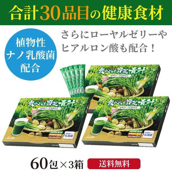飲みごたえ野菜青汁60包3箱セット : エバーライフYahoo!ショップ