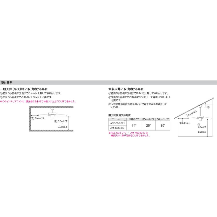 KOIZUMI コイズミ照明 Sシリーズシーリングファン(灯具別売） AEE695070_5