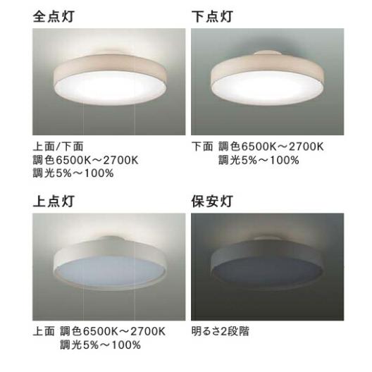 大光電機 DAIKO LED洋風シーリングライト〜12畳調色調光タイプ DCL