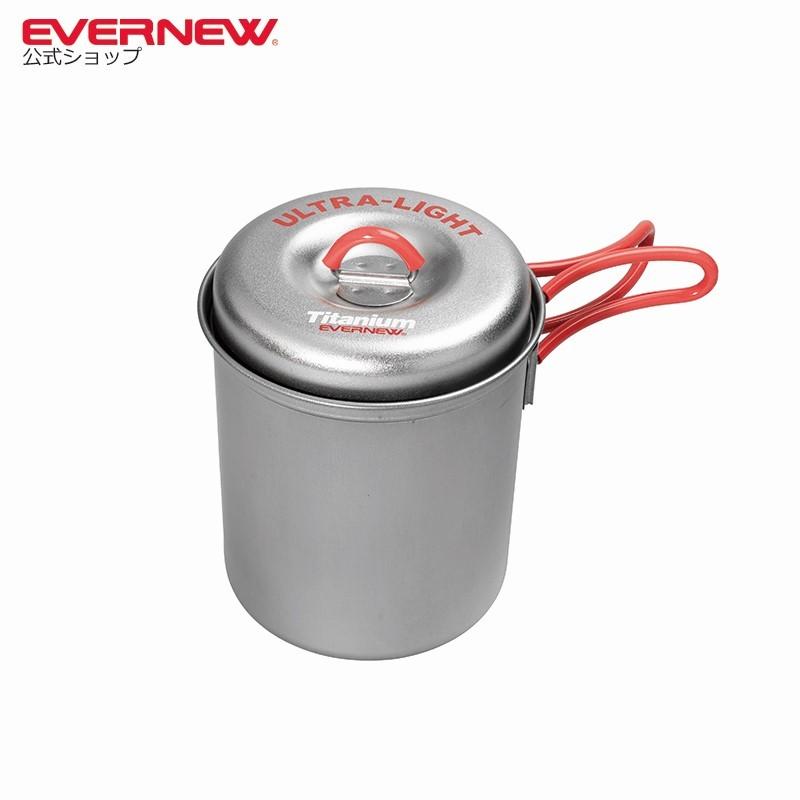 EVERNEW（エバニュー） チタンウルトラライトクッカー深型S RED