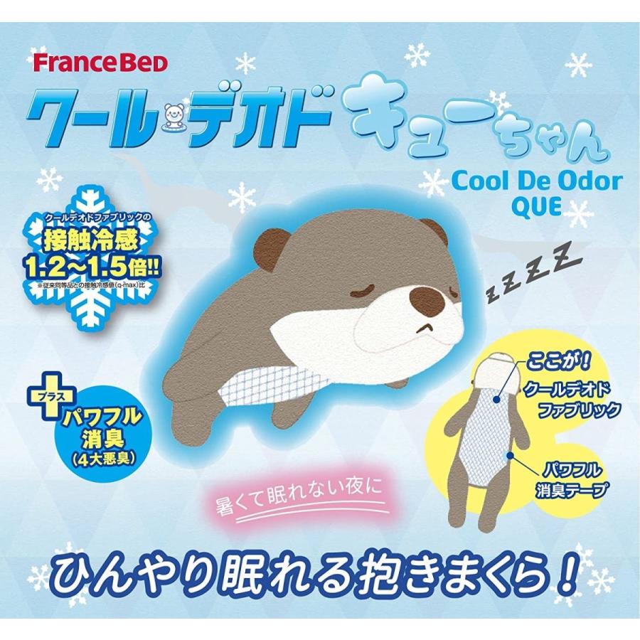 フランスベッド（FRANCEBED） ひんやり抱き枕 Mサイズ 43×19×14.5cm