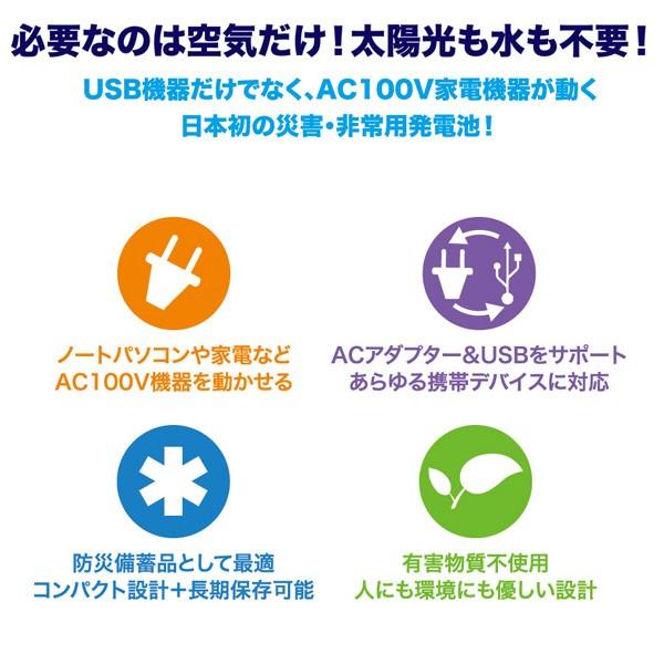 ダブルエーホールディング 災害・非常用発電池 Aセット (AETERNUS 