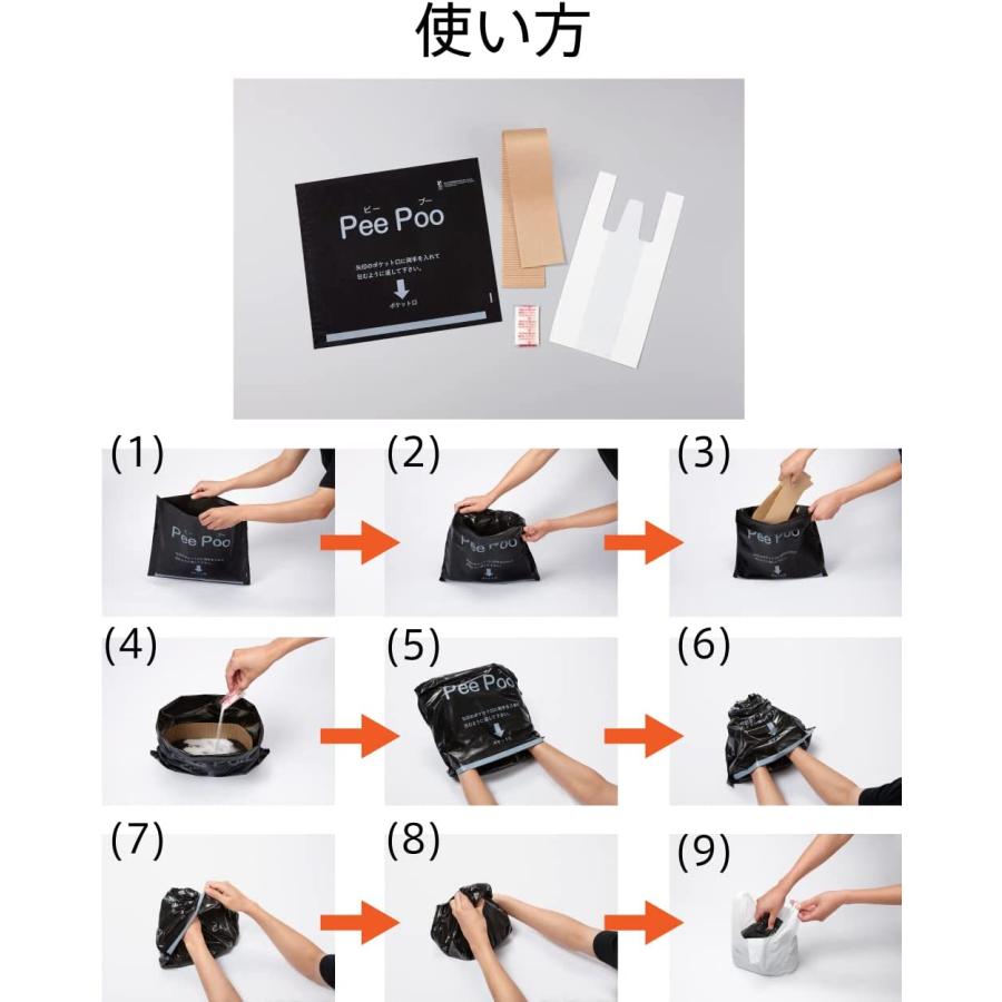 携帯用 ポリ袋 トイレ Pee Poo 10個SET セラフィック : 介護用品エバースマイル - 通販 - Yahoo!ショッピング