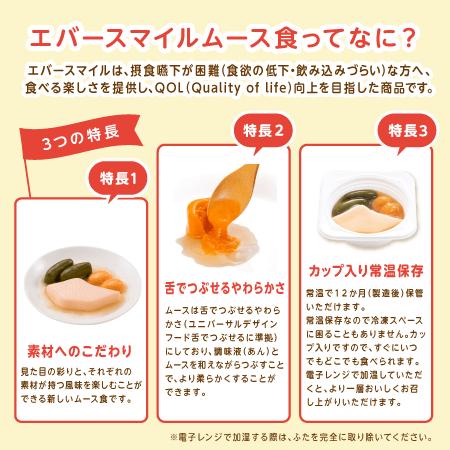 エバースマイルムース食 筑前煮 24箱セット（ 介護食、常温、レトルト