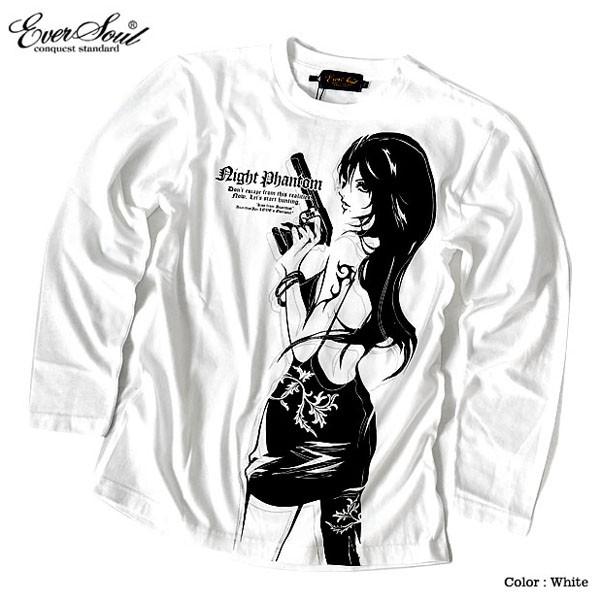 H.I.P. by SOLIDO コラボLEADER ロングTシャツ Anarchist JAPAN ガールプリント ロンT メンズ 長袖 ロングT