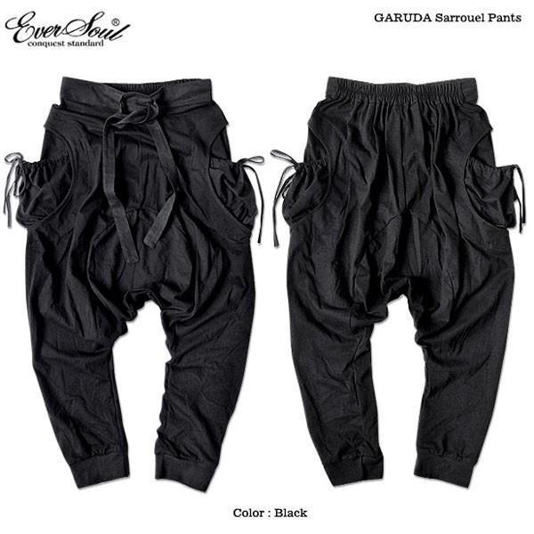 EVERSOUL サルエルパンツ メンズ サルエル パンツ 変形 シルエット