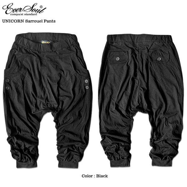 EVERSOUL サルエルパンツ 七分丈 メンズ サルエル パンツ ダンス 衣装