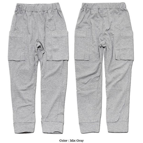 カーゴパンツ ボトムス パンツ メンズファッション 鹿の子素材 サラッとした履き心地 Good 大きなカーゴポケット 特徴的 使い勝手抜群 カーゴパンツ メンズ 鹿の子 カーゴ パンツ シンプル ブラック 杢