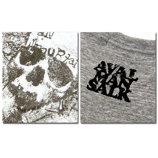 7分袖 Tシャツ メンズ 七分袖 スカル プリント ビジュアル系 コラボ