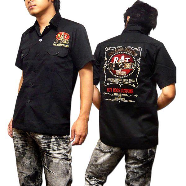 シャツ 半袖 ブラック メンズ 刺繍 ロカビリーシャツ ボーリングシャツ ダーツシャツ バイカー 大きいサイズ Bil017 Eversoul Plus メンズファッション 通販 Yahoo ショッピング
