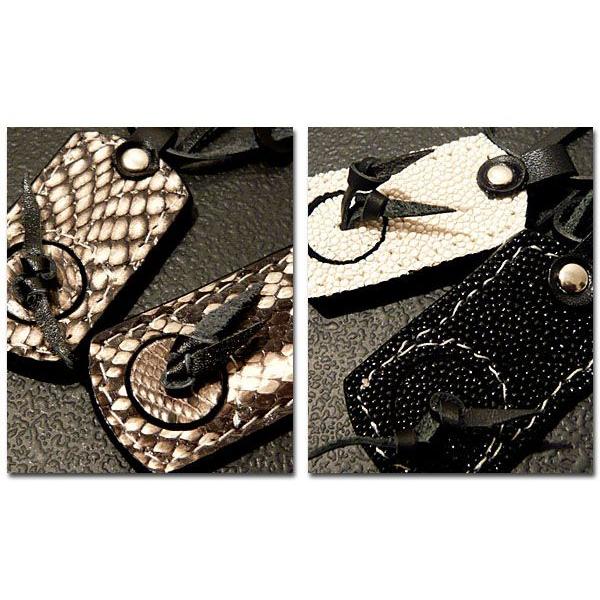 サングラスホルダー ネックレス チョーカー レザー 本革 アニマル