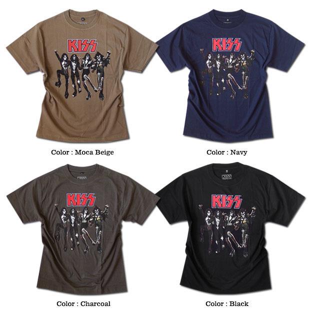 KISS キッス スカル Tシャツ ワイドシルエット オーバーサイズ KISS キッス スカル Tシャツ ワイドシルエット オーバーサイズ