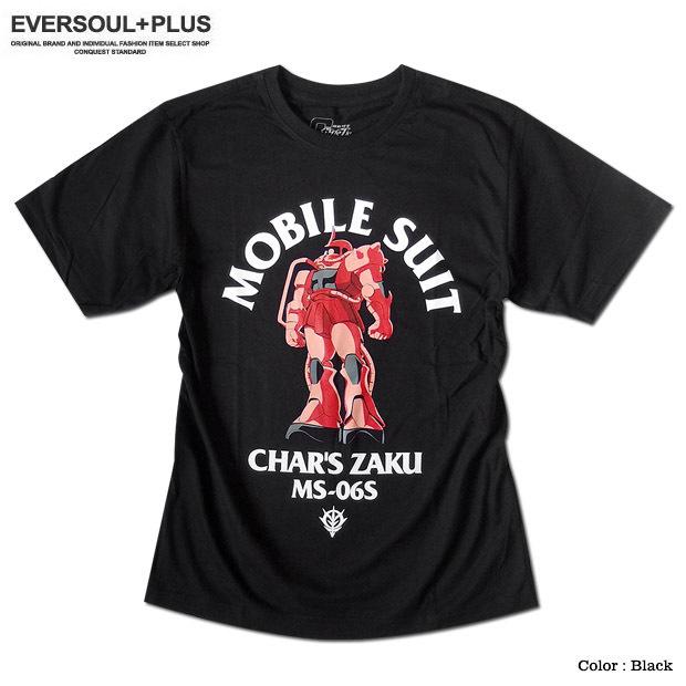 BANDAI MS-06S シャア専用ザク Tシャツ XL 機動戦士ガンダム フルカラーTシャツ 白ボディver. MS-06S
