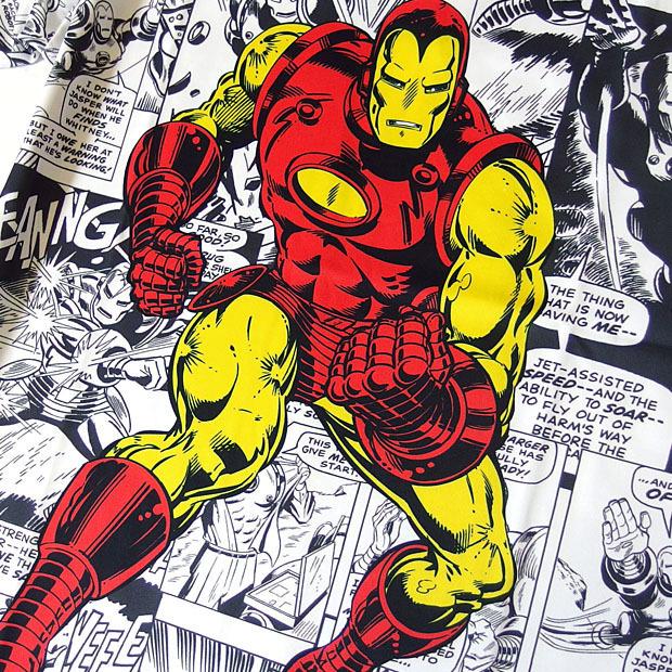 アイアンマン アベンジャーズ Tシャツ メンズ MARVEL マーベル 総柄 