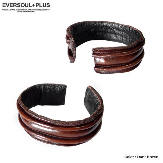 バングル ブレスレット メンズ レザー 革 アクセサリー ブレス