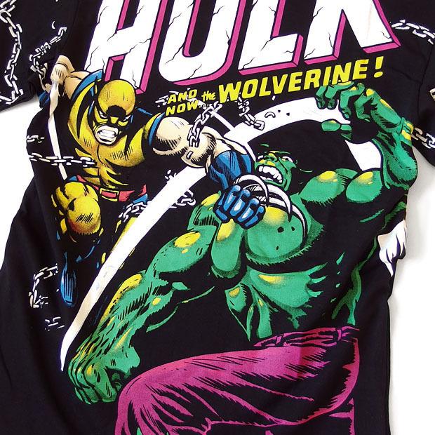 MARVEL（マーベル） ハルク X-MEN ウルヴァリン プリント Tシャツ