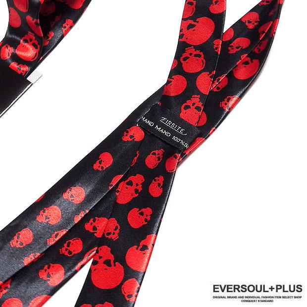 ネクタイ スカル ロック パンク バンド 衣装 骸骨 ガイコツ ドクロ 総