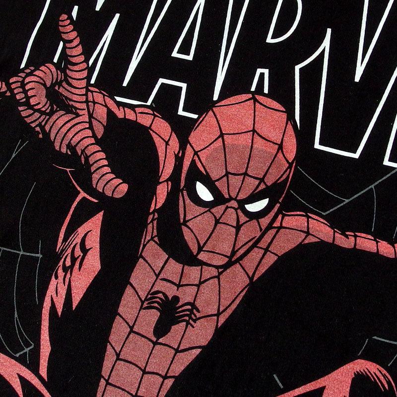 Marvel スパイダーマン マーベル Tシャツ メンズ 半袖 アメコミ アベンジャーズ キャラクター グッズ ストリート ダンス ロゴ プリント ブラック Eplus1087 Eversoul Plus メンズファッション 通販 Yahoo ショッピング