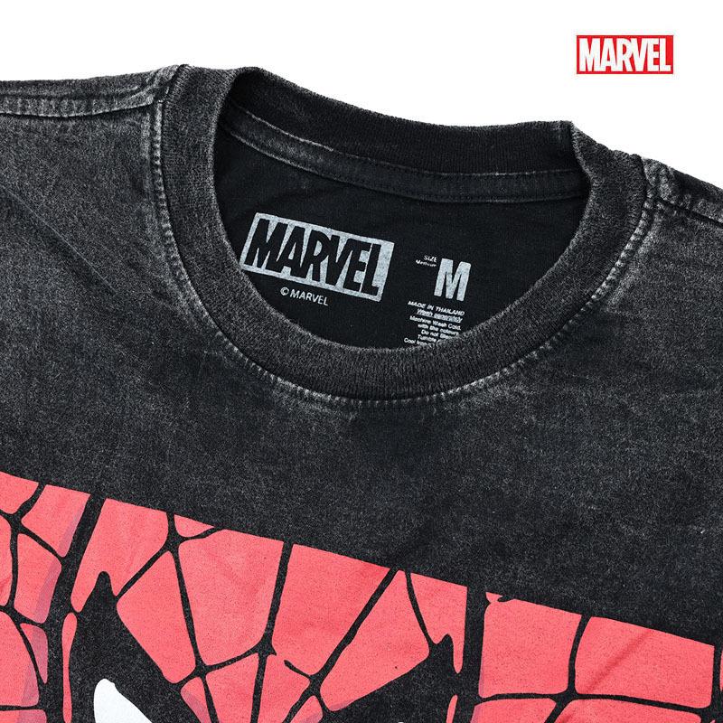 スパイダーマン マーベル Ｔシャツ 半袖 プリント キャラクター MARVEL アメコミ グッズ メンズ ブラック アベンジャーズ 誕生日プレゼント | MARVEL | 07