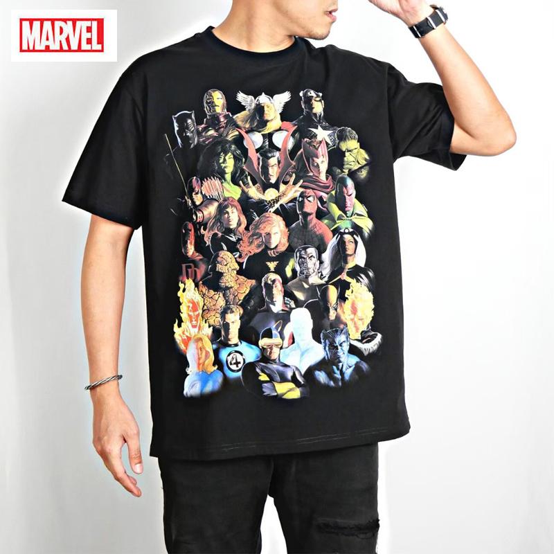 marvel ブラック 【レア】イラスト風キャラクタービンテージT marvel ブラック 【レア】イラスト風キャラクタービンテージT
