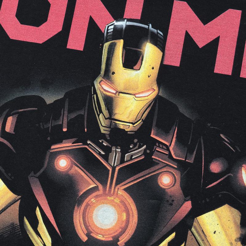 MARVEL マーベル Tシャツ 半袖 アイアンマン アベンジャーズ スパイダーマン ブラックパンサー アメコミ グッズ ギフト ペアルック メンズ 誕生日プレゼント | MARVEL | 07