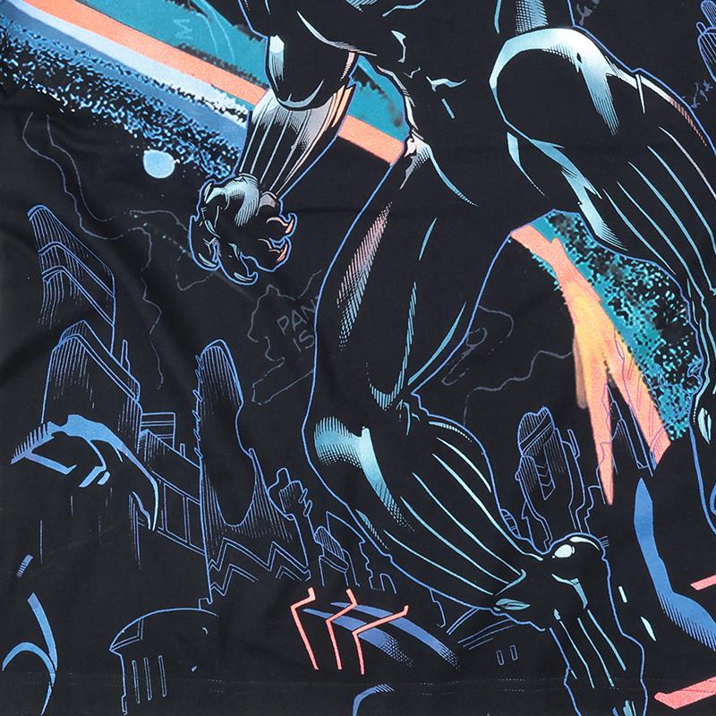 MARVEL（マーベル） Tシャツ 半袖 ブラックパンサー WAKANDAFOREVER