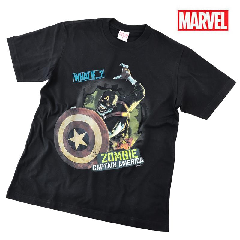 MARVEL マーベル Tシャツ メンズ 半袖 WHAT IF ホワット イフ ゾンビ キャプテンアメリカ アベンジャーズ アメコミ グッズ ギフト ペアルック 誕生日プレゼント｜eversoul｜09