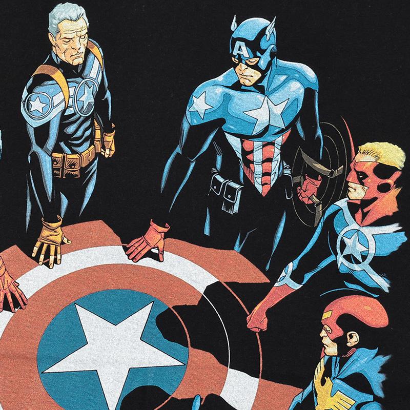 MARVEL（マーベル） キャプテンアメリカ Tシャツ メンズ 半袖