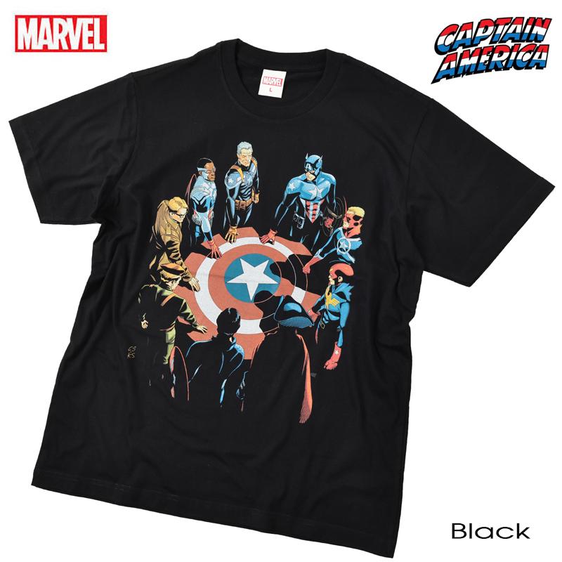 MARVEL キャプテンアメリカ Tシャツ メンズ 半袖 マーベル レディース アベンジャーズ スパイダーマン アメコミ キャラクター グッズ ダンス プレゼント｜eversoul｜07