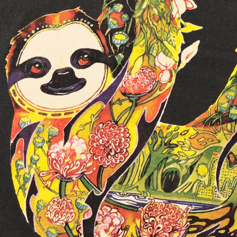 メッセージ Tシャツ メンズ アウトドア SDGs キャンプ save the earth 半袖 レディース ナマケモノ かわいい ウォッシュ TREE ペアルック 誕生日プレゼント | ブランド登録なし | 12