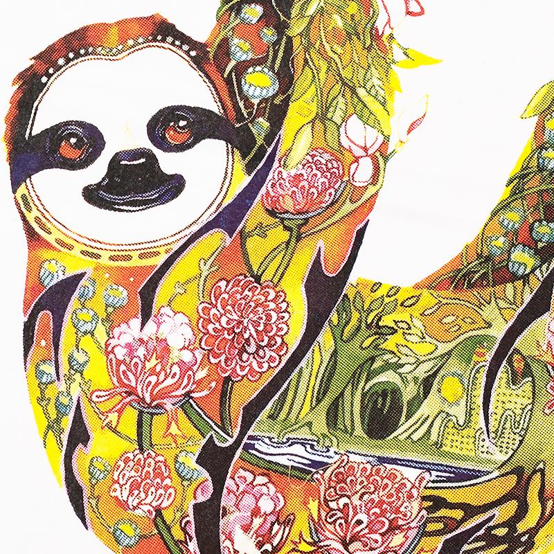 メッセージ Tシャツ メンズ アウトドア SDGs キャンプ save the earth 半袖 レディース ナマケモノ かわいい ウォッシュ TREE ペアルック 誕生日プレゼント | ブランド登録なし | 11