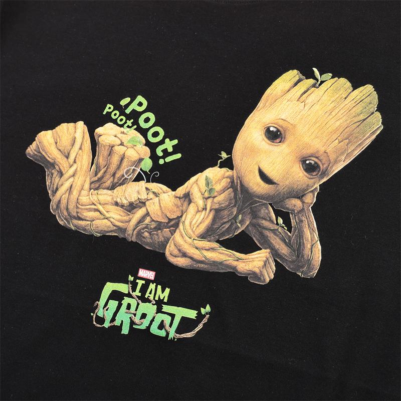 MARVEL マーベル Tシャツ メンズ 半袖 GROOT レディース グルート アベンジャーズ スパイダーマン アメコミ グッズ ギフト ペアルック  誕生日プレゼント｜eversoul｜03