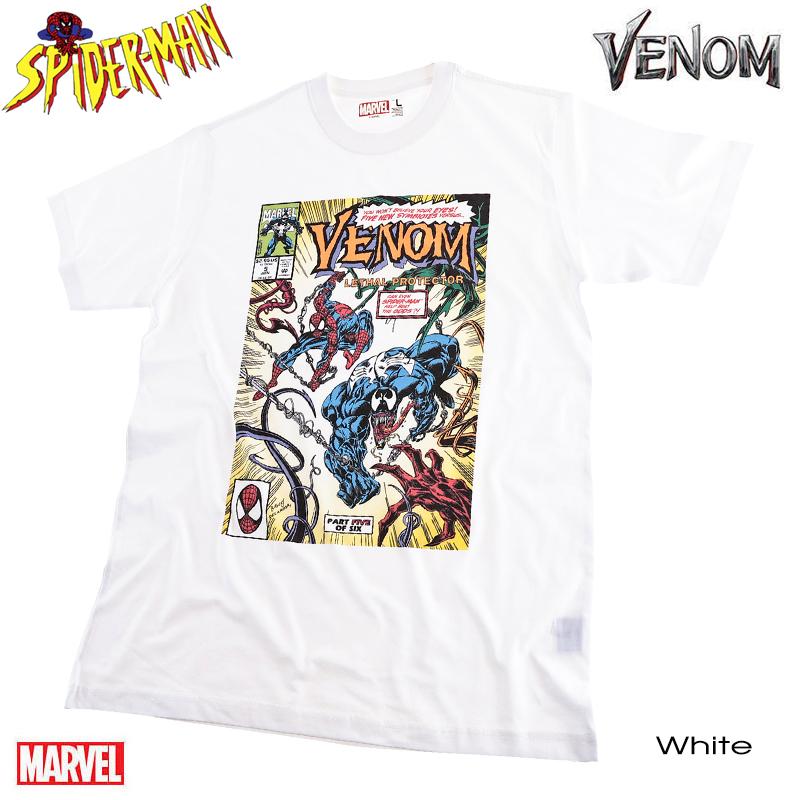 海外限定 Marvel マーベル Venom Eddie Brock Tシャツ 半袖 MARVEL マーベル Tシャツ メンズ VENOM スパイダーマン