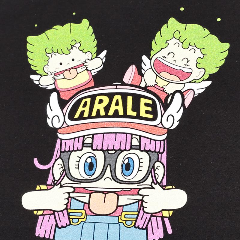 ドクタースランプ アラレちゃん Ｔシャツ メンズ アニメ 半袖 レディース ブラック キャラクター グッズ 可愛い コレクター がっちゃん プレゼント ペアルック | ブランド登録なし | 03