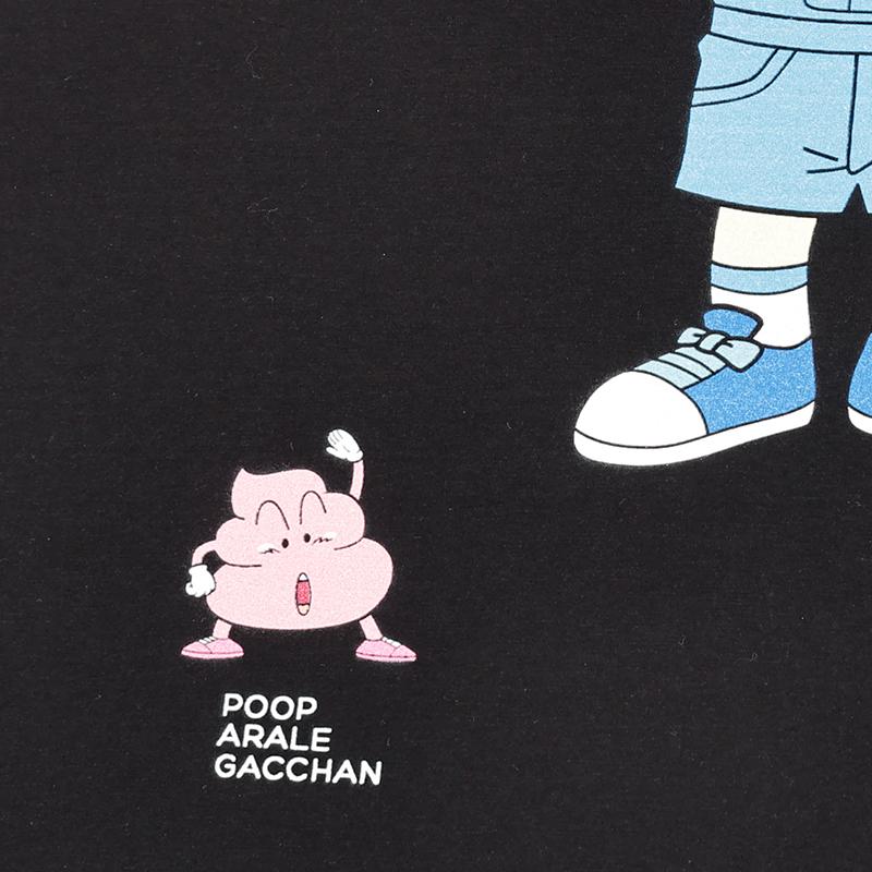 ドクタースランプ アラレちゃん Ｔシャツ メンズ アニメ 半袖 レディース ブラック キャラクター グッズ 可愛い コレクター がっちゃん プレゼント ペアルック | ブランド登録なし | 04