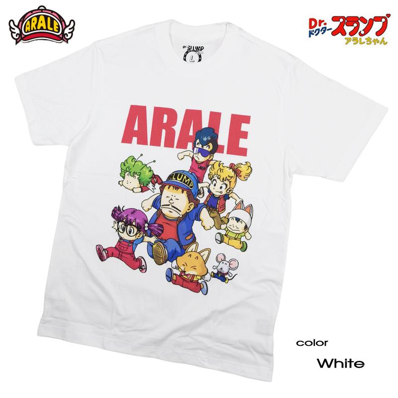 ドクタースランプ アラレちゃん Ｔシャツ メンズ アニメ 半袖 レディース ホワイト キャラクター グッズ 可愛い コレクター がっちゃん プレゼント ペアルック | ブランド登録なし | 08